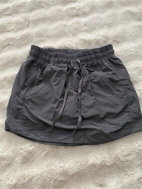 The North Face Charcoal Gray Mini Skirt